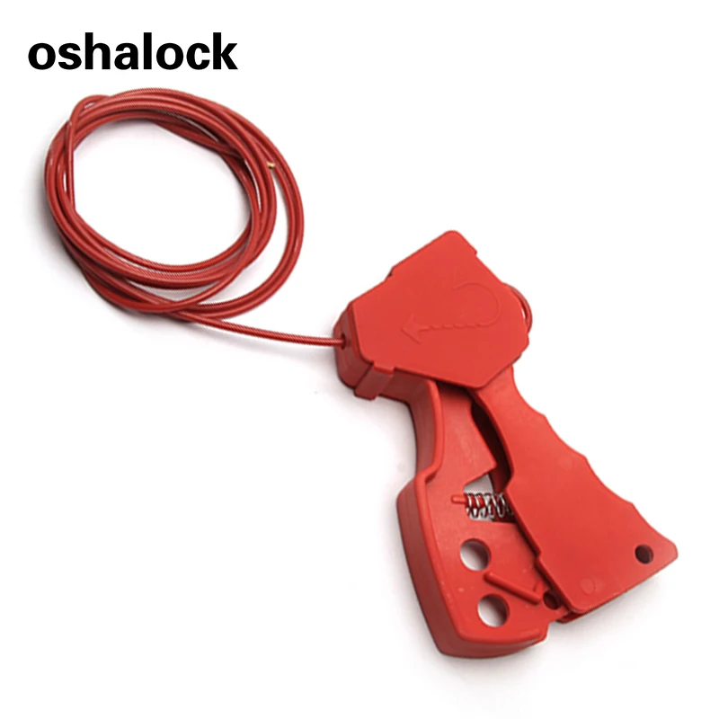 
Регулируемая блокировка кабеля из нержавеющей стали 3,5 мм с кабелем из нержавеющей стали 2,4 м для больших клапанов или устройств большого размера 