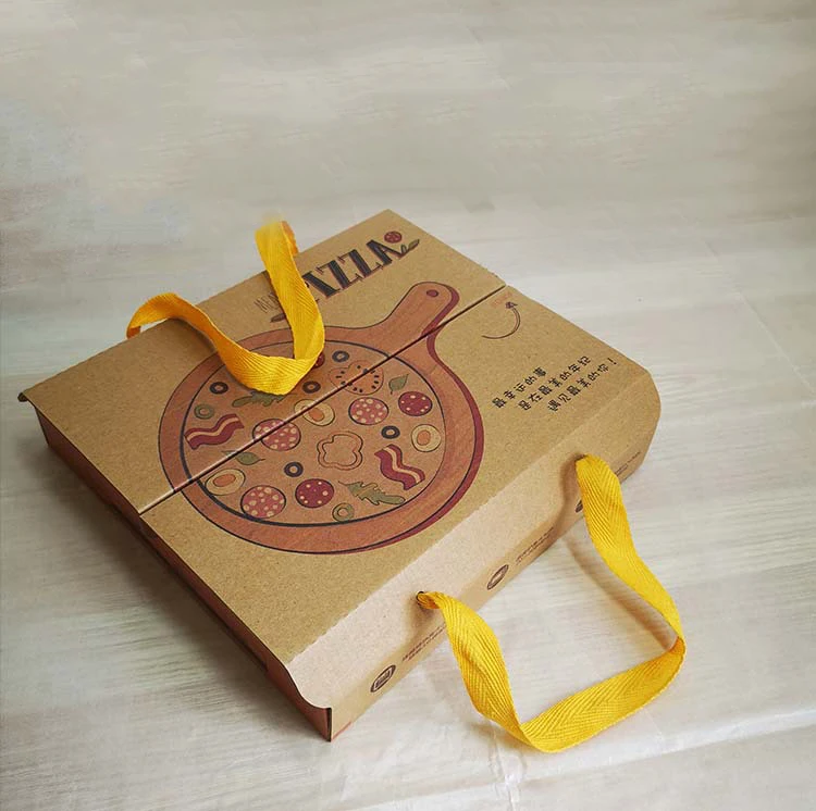 Wholesale Disposable Biodegradable 13 Inch Kraft Brown Pizza Box From  m.