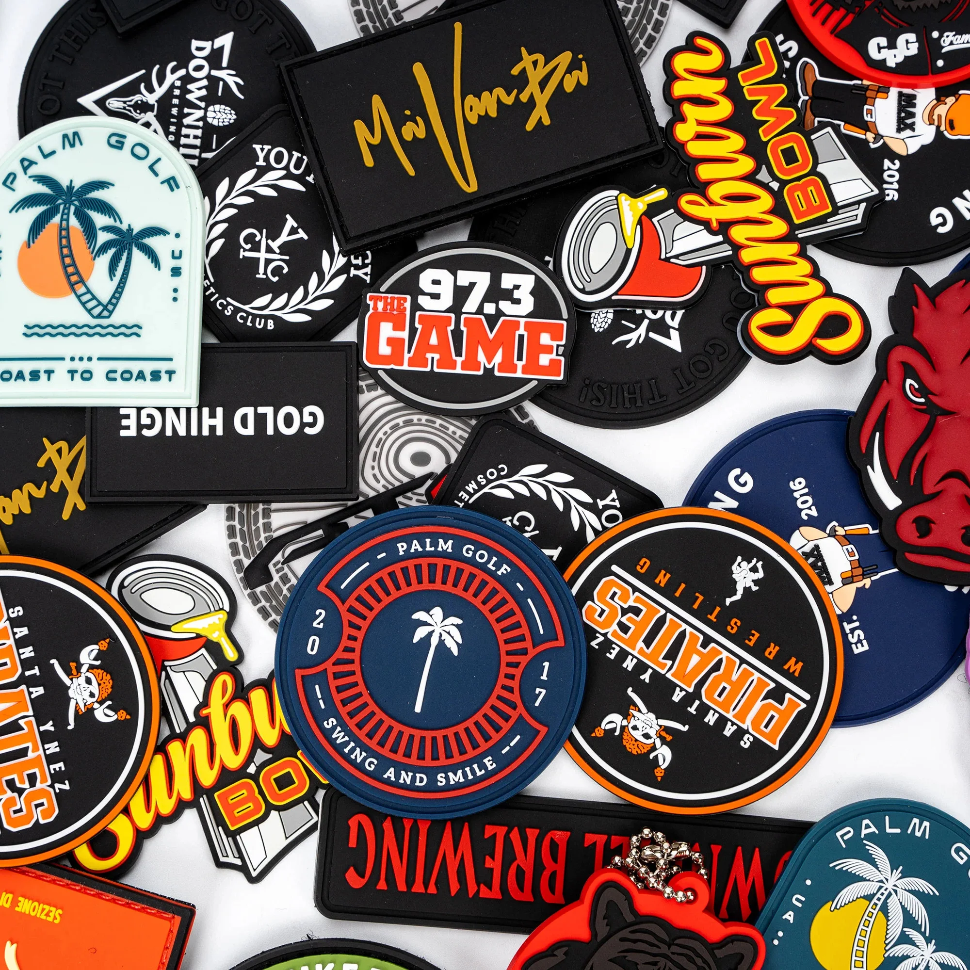 Customized Pvc Silicone Rubber Patch New Promotion Cute Shape Eco Friendly Durable Pvc Patch Velcroe Custom Logo Rubber Shoes