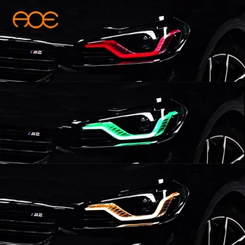 Angel Eyes Color Changing Headlight Upgraded LED RGBW DRL Boards for BMW M2 G87 G42 220 225 230 M240i