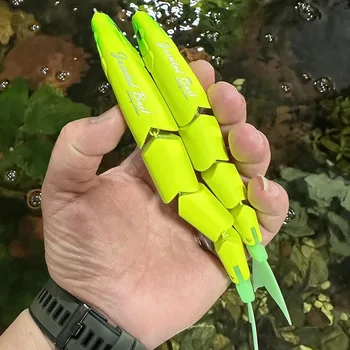 CHEERY Factory Direct Supply Live Bait Japanese Style 17/20 cm Sinking/Floating Multi-segment Swimbait Silicone Soft Tail – Soft Lure – view 4