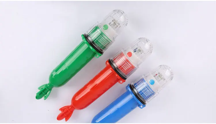 Long Time Underwater Twinkle Torpedo Fishing Net Light Boat Ocean Fishing Accessories LED Strobe Attracting Fishing Light