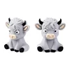 Mucca delle Highland 3D grigia