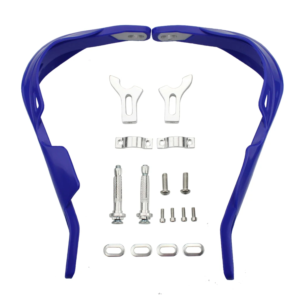 GOOFIT 7/8 Aluminium Alloy Handlebar Hand Brush Guards Protector Handguards Assy for Honda Kawasaki Yamaha Suzuki Motocross Motorcycle Off-road Pit Dirt Bike ATV Blue E033-714 GOOFIT 7/8 Aluminium Alloy Handlebar Hand Brush Guards Protector Handguards Assy for Honda Kawasaki Yamaha Suzuki Motocross Motorcycle Off-road Pit Dirt Bike ATV Blue E033-714