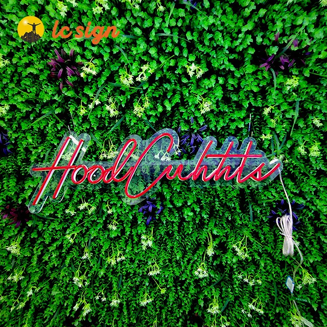 Акриловые светящиеся неоновые вывески, дизайн доски с названием магазина