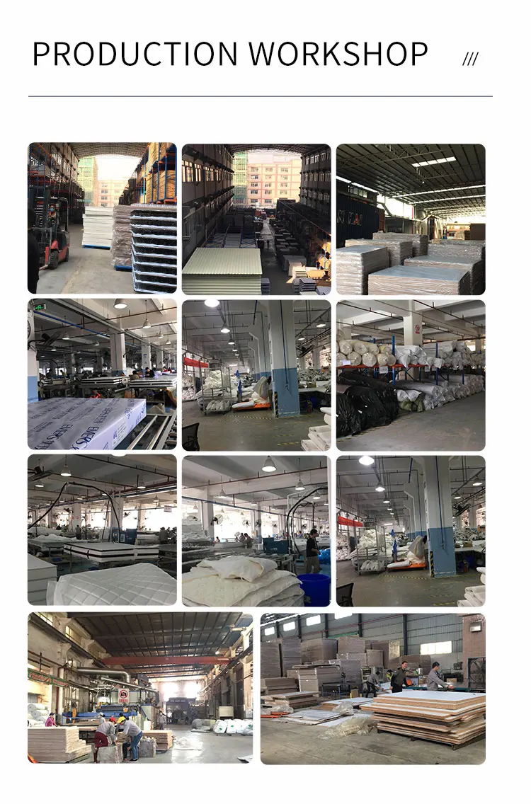 ODM OEM factory hotel home king queen size breathable design high density foam bed mattress