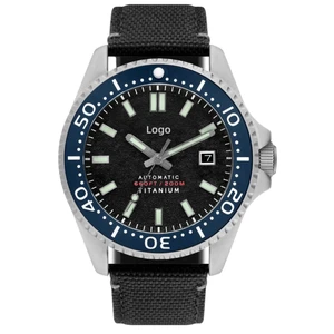 ODM Customized Logo 200M Water-resistant Classic Mens High Quality Watch Luminous Bezel Titanium Mechanical Watches