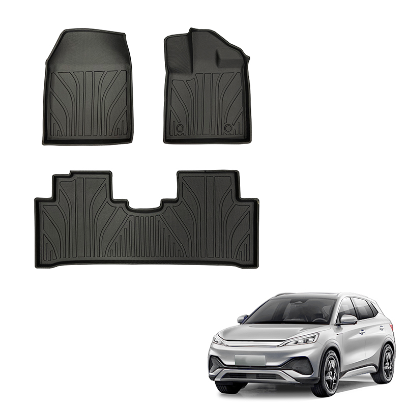 Atto3 Interior Parts Car Floor Mats Inner Waterproof Foot Pads Type Foot Mat for BYD Atto 3 Yuan Plus