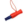 Single red and blue