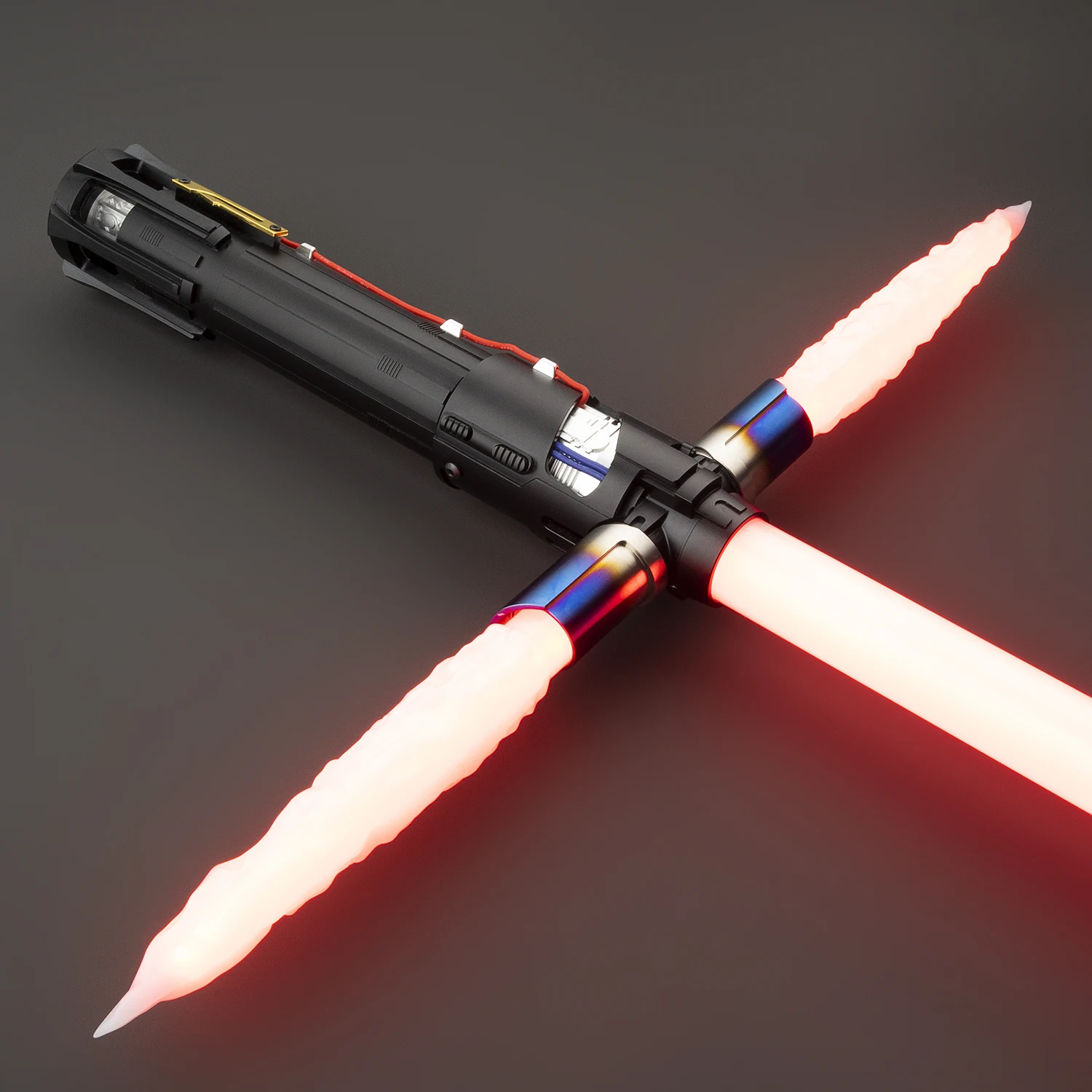 Premium Kylo Ren Heavy Dueling Lightsaber with Custom Effects
