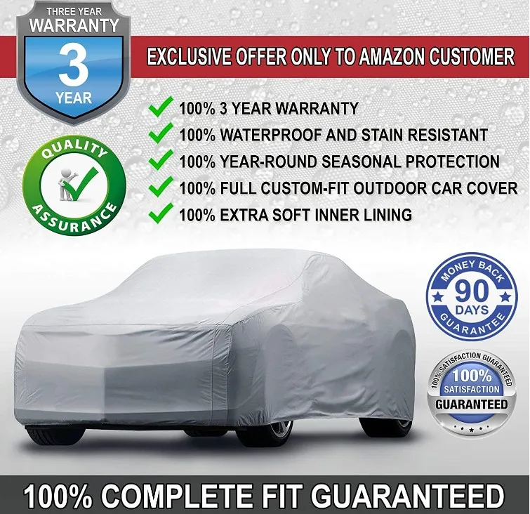 Custom Size and Logo Uv Protection Body Car Cover Sun Wholesale Good Quality Polyester 52X48X32CM 0.8-3kg 200 Pcs