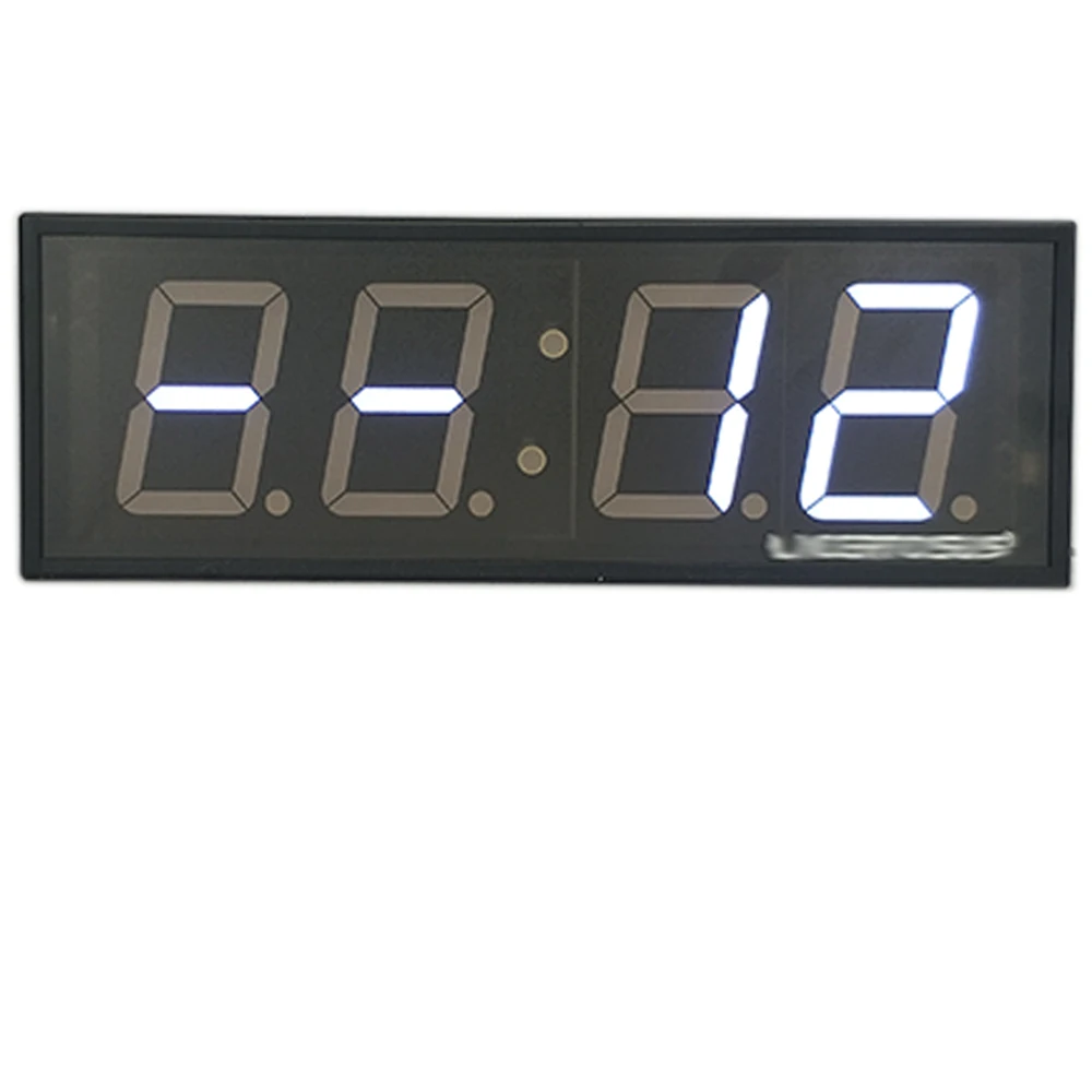 4 Inch 4 Digit Large Led Digital Wall Clock