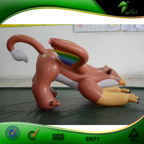Inflatable Flying Gryphon Hongyi Inflatable Animal Toy Custom Inflatable Eagle Air Toy