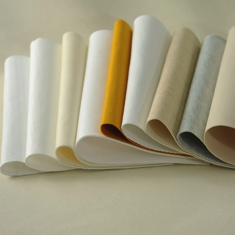 good quality P84 high temperature industrial nonwoven needle punched dust filter fabrics felt