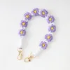 Double-button bleached light purple-yellow