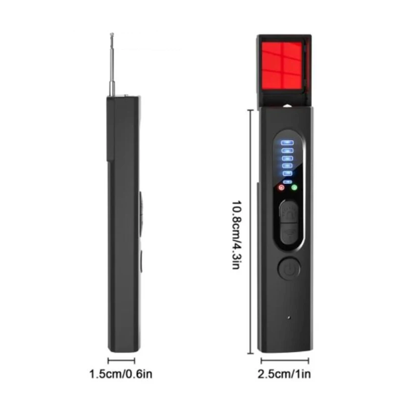 NEW Style Camera Finder Hidden Camera Detector Anti Spy Detector RF Scanner Detector for GPS Tracker Wireless Listening Device