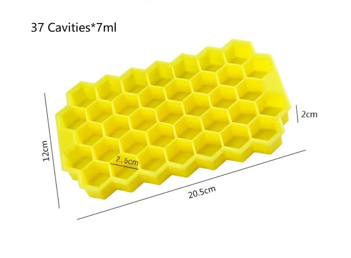 Odorless Honeycomb Ice Tray Mold Nontoxic Stackable With Lids