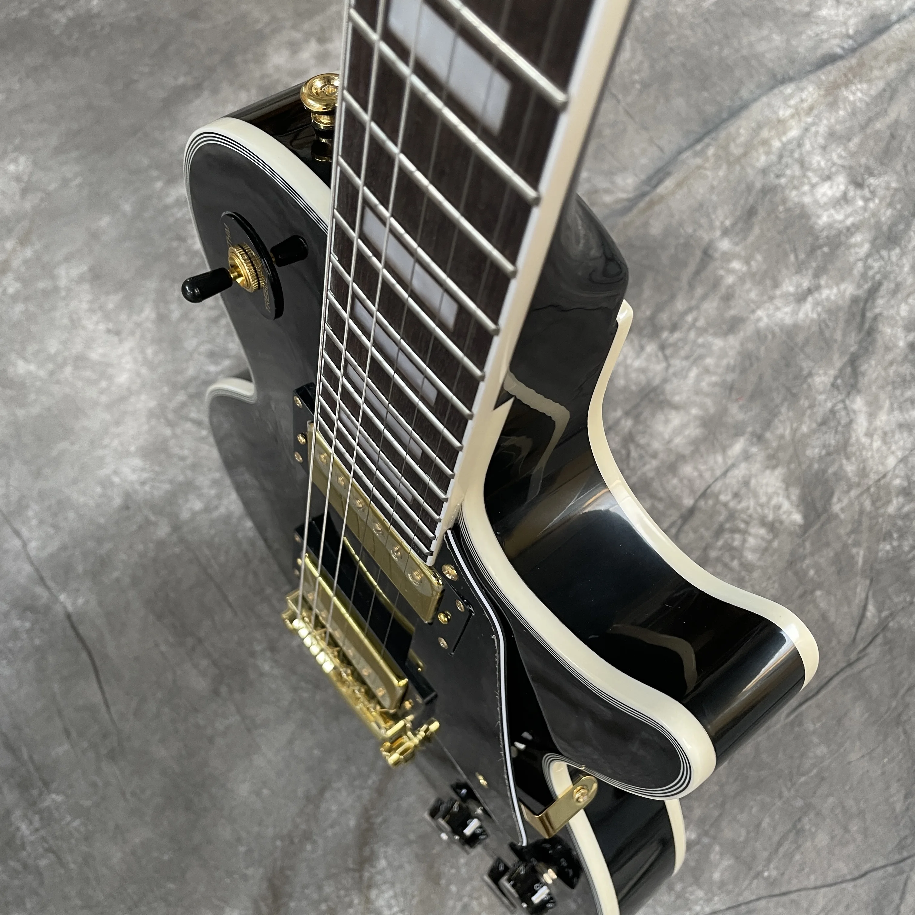 BLACK LP OEM Custom Guitar Electric High Quality Electric Guitars Made in China