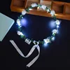 Modello bianco a dieci lampade e nove fiori