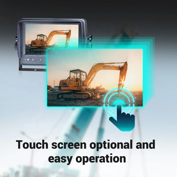 STONKAM Wireless Reverse Reversing Camera With Split Screen Waterproof 7 Inch Wireless Car HD Monitor for Bus Truck Camera