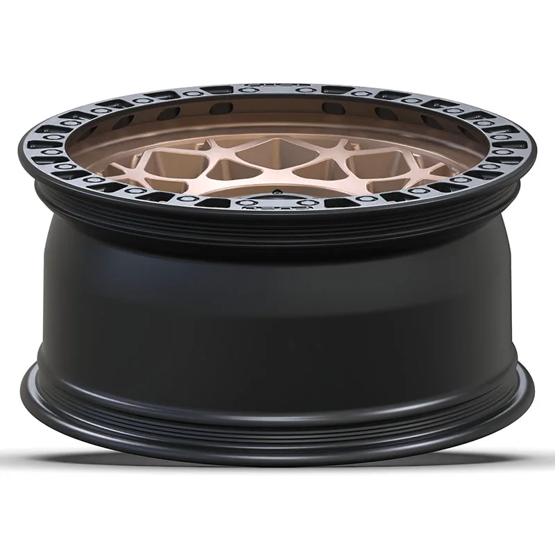 17 18 19 20 21 22 23 24 Inch Integral Bead Lock Deep Concave Off Road Wheels PCD 5x112/120/130 Forged Car Wheel supplier