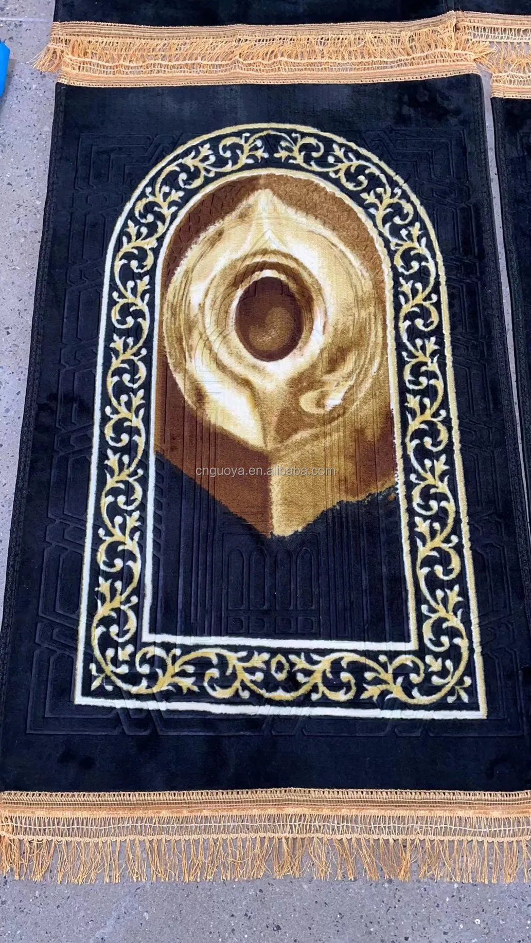 PM141 el yapımı müslüman namaz halı Mat püsküllü Janamaz Sajda Modefa türk İslam