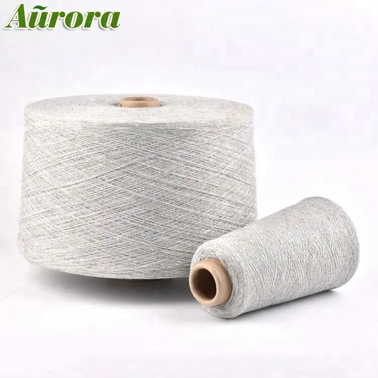 Recycled CVC PC NE16S sock cotton color yarn regenerated for socks oe yarn knitting NE12S NE14S NE18S NE20S manufacture