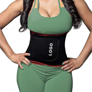 2 layers neoprene strong compression tummy slimming waist trainer trimmer belt band