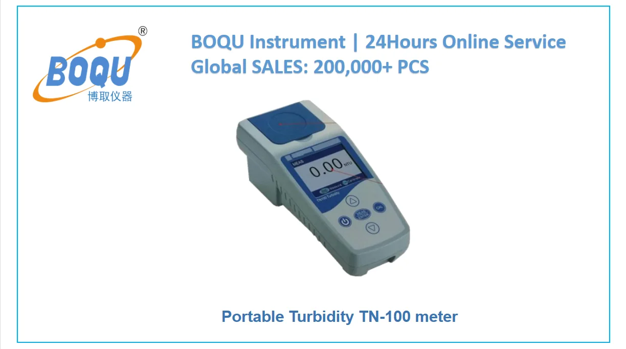 Boqu Tn100 Portable Turbidity Meter Hot Sell For Wastewater Handle