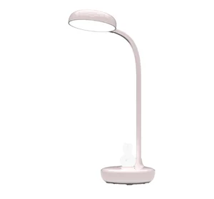 Battery Powered Lamp with Silicone Rubber Night Light, Rechargeable Lamp,Cordless Table Lamp, Small Desk Lamps for Home Office,