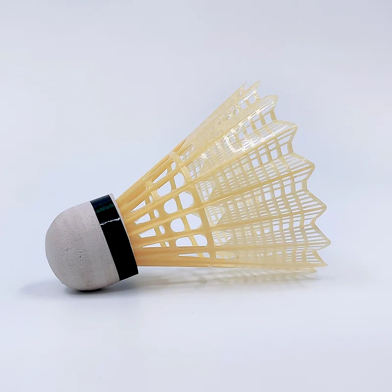 Factory Wholesale Cheap Plastic Training Shuttlecock Yellow Plastic Leaf Plastic Badminton Shuttlecock Badminton ball