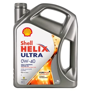 Shell HELIX ULTRA 0W-40 Full Synthetic Motor Oil Lubricant 4 Liter