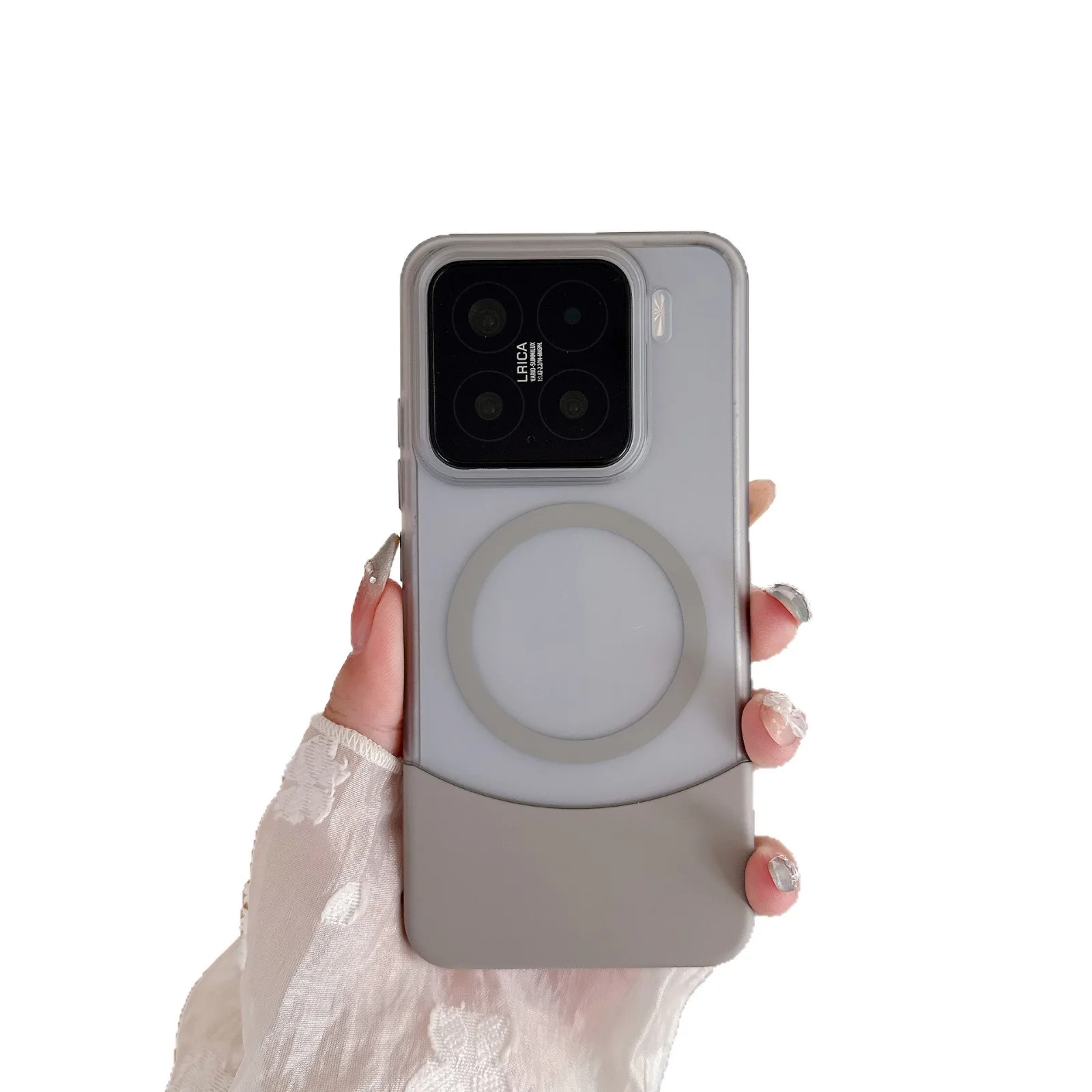 For Xiaomi 14 Pro & 15 Two-in-One PC Hard Case Matte Ins Style Creative Hard Case with TPU Compatible Xiaomi Magnetic Phone