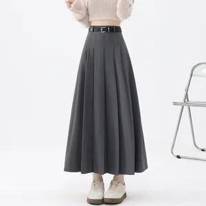 Half Skirt Women's Spring and Summer New Pleated Skirt Elegant Temperament High-end Feeling