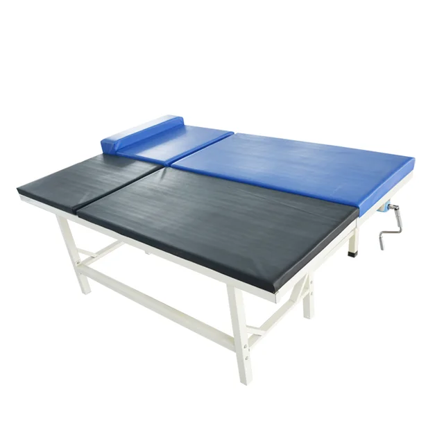 Manufacturer Direct Sale Steel Rolling Bed with Spray Treatment Stainless Steel Massage Table for Hospitals
