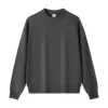 Cuello redondo-gris oscuro