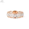 Or massif 18 carats blanc et rose