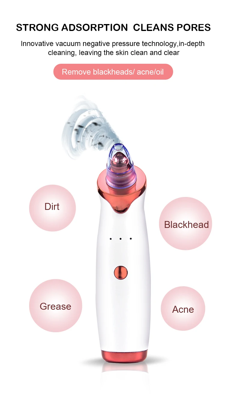 2021 Electron Facial Pore Cleaner Face Deep Cleaner Pore Acne Pimple