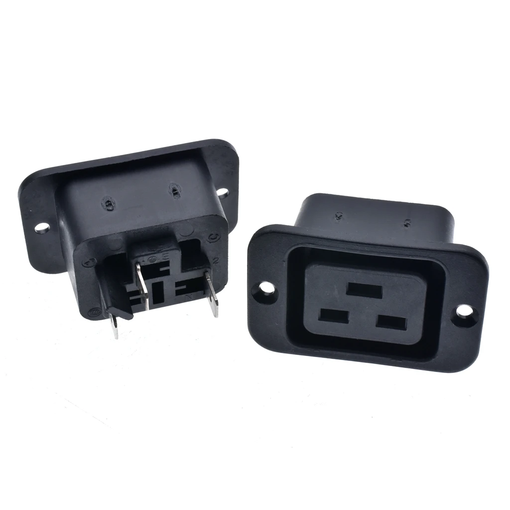 Ac 250v 16a Iec 320 C19 C20 Panel Mount Plug Connector Socket - Buy Iec ...