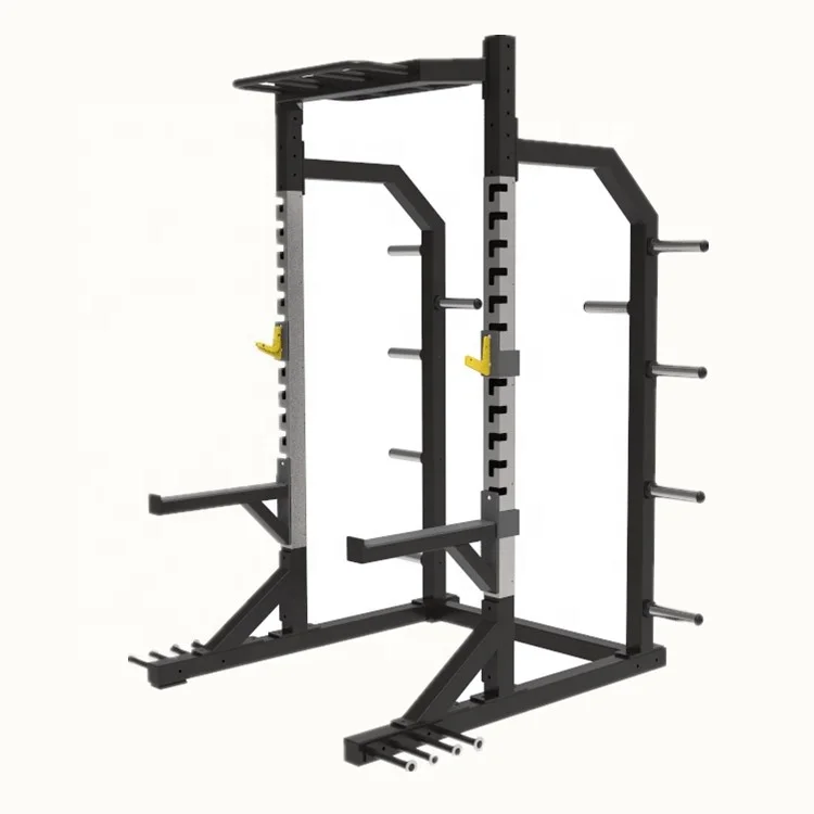 bekymring gen Aja Source New Design Professional Fitness Multi Gym Equipment Commercial Home  Used Half Power Squat Rack on m.alibaba.com
