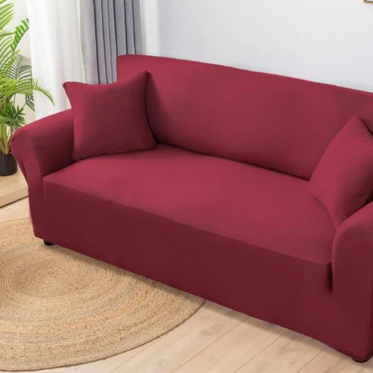Трикотажный защитный жаккардовые эластичные чехол housse de канапе диван в форме буквы L крышка 3 Seater Set