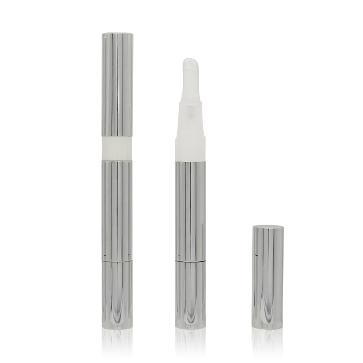 2ml Empty silver aluminum/metal Cosmetic teeth whitening/ lip gloss/ concealer/ wrinkle remover/nail care  twist pen