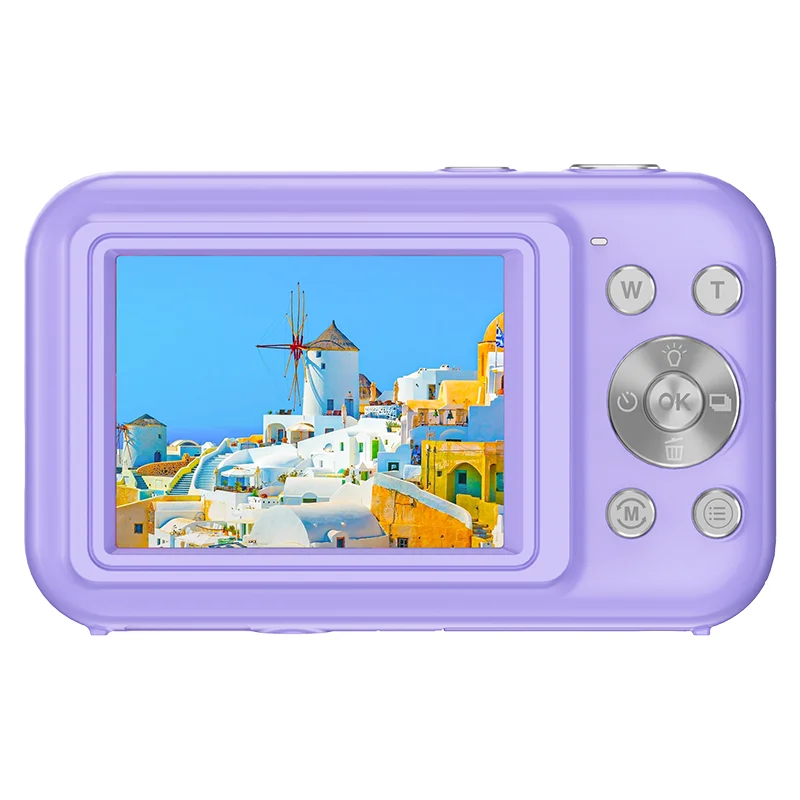 Оптовая Продажа с фабрики фиолетовый Макс 44 Мп цифровые камеры фото и видео компактная мини-камера для детей