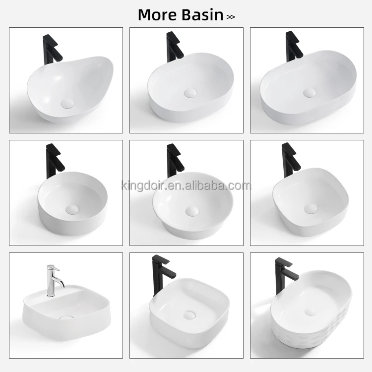 Kidoir Luxury Bathroom Wash Basin - Ceramic & Gold Plated