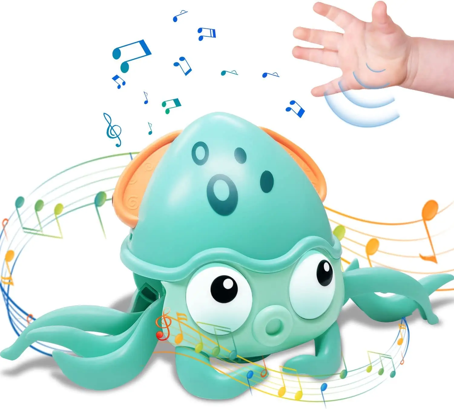 Elektrische Dansende Octopus | Zelfsturende Kruipende Muziekinktvis Elektrische Dansende Octopus | Zelfsturende Kruipende Muziekinktvis