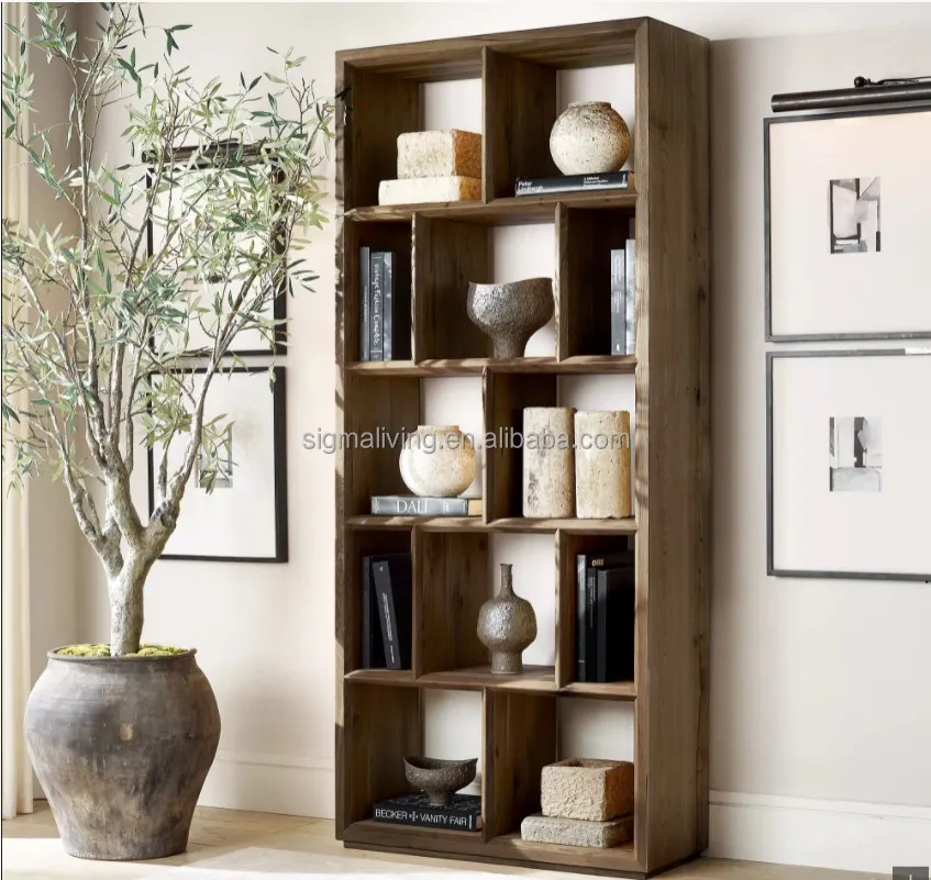 storage shelves wood modern luxury indoor furniture oak wall shelves