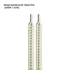 Línea negra de fondo beige (ancho 1,5 cm)