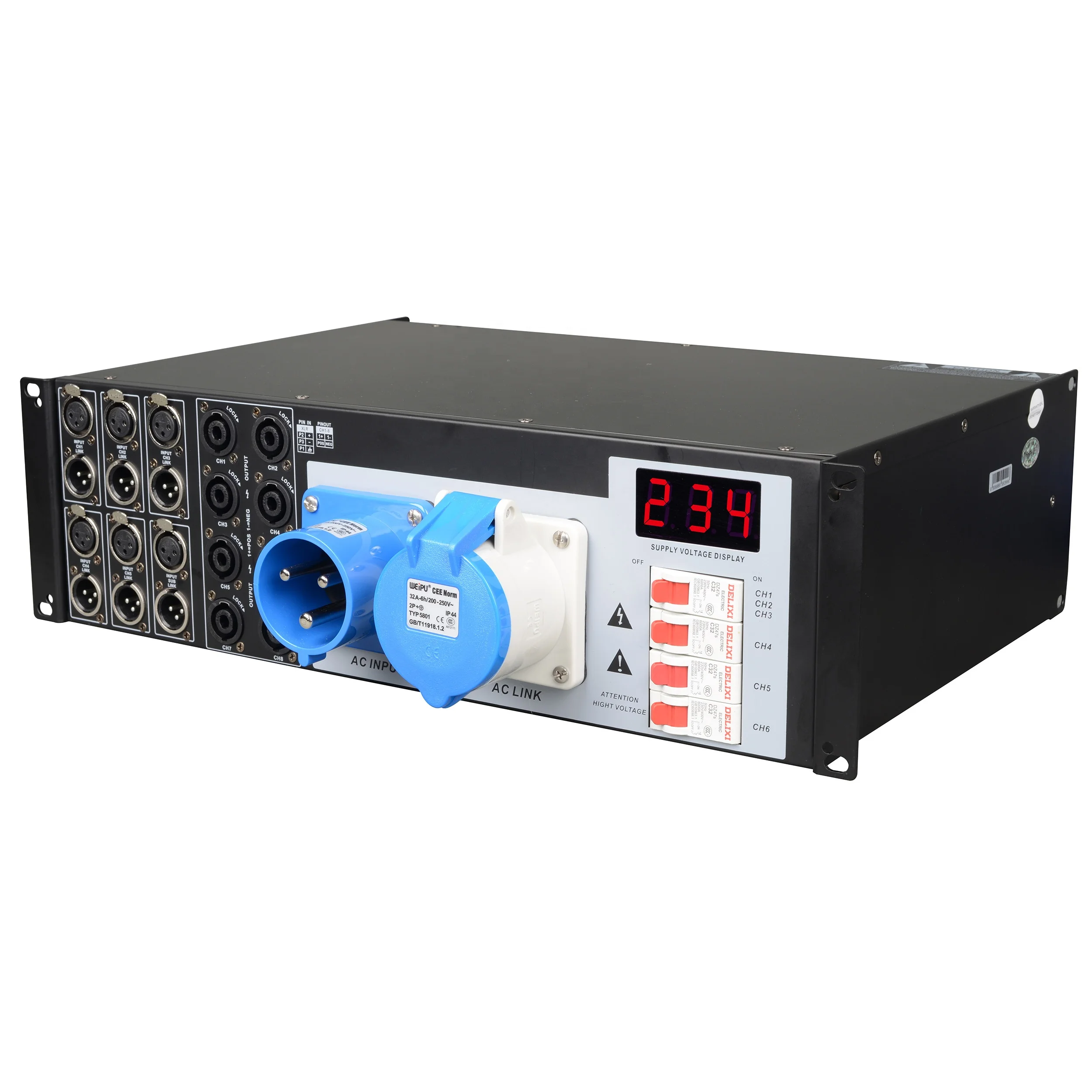 Line Array Power Supply Equipment Power Distribution Box for Stage Event Festival Entertainment Audio Sound System Power Control