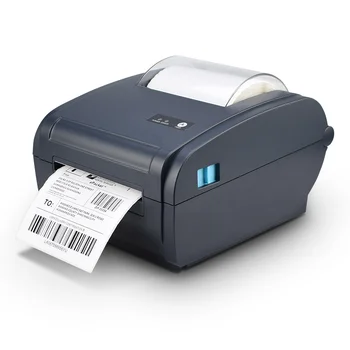 160mm/s High Speed Printing 4x110mm Wireless Thermal Receipt Barcode Printer USB LAN Blue tooth Connection Desktop Label Printer