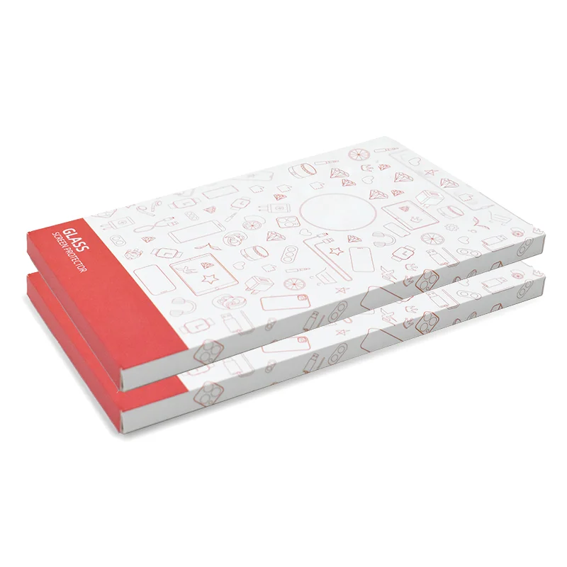 Personalised Packing Cardboard Paper Thin Scarf Envelope Box Small Business Hair Packaging Boxes for Screen Protector